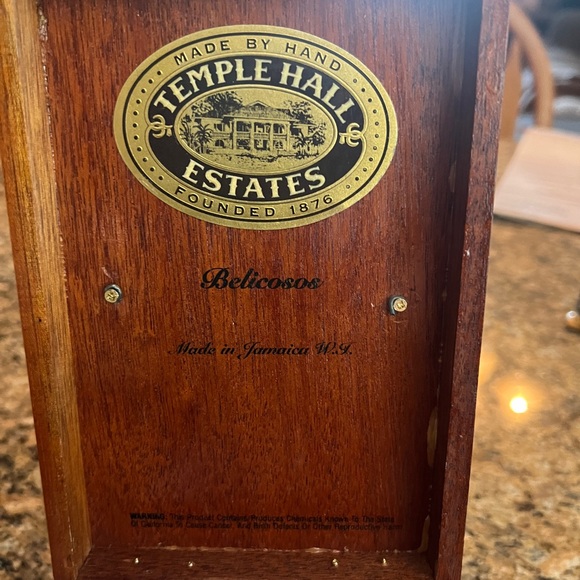 Vtg Handmade Cigar Box handbag / handled box - Picture 8 of 14